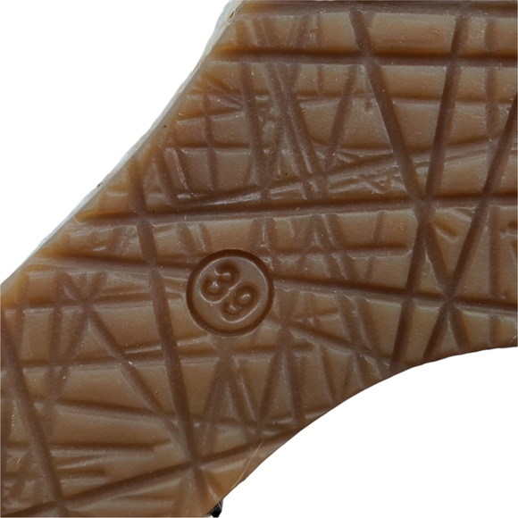 NEW Colin Stuart Orange Rattan Whipstitch Detail Wedge - Picture 8 of 10